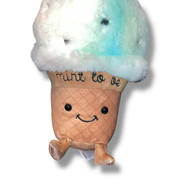 Aurora Plush Mint To Be Ice Cream Wit Stuffed Animal Just Sayin Bedroom Decor 8" - Picture 13 of 14